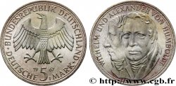 GERMANY 5 Mark Proof Wilhelm und Alexander von Humbolt 1967 Stuttgart - F
