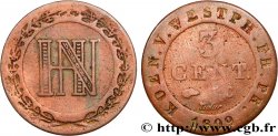 ALEMANIE - REINO DE WESTFALIA 3 Cent. Jérôme Napoléon 1809 Cassel - C