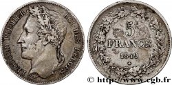 BELGIO 5 Francs Léopold Ier tranche A 1849 