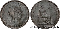 REGNO UNITO 1/2 Penny Victoria “Bun Head” 1860 