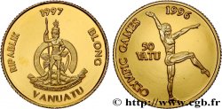VANUATU 50 Vatu Proof Jeux Olympiques de 1996 1997 