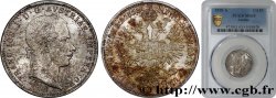 AUSTRIA 1/4 Florin François-Joseph 1858 Vienne FDC65 PCGS