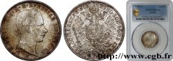AUSTRIA 1/4 Florin François-Joseph 1858 Vienne FDC66 PCGS