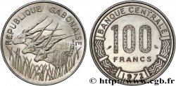 GABUN 100 Francs antilopes 1972 Paris