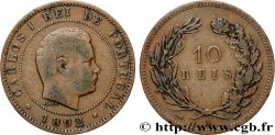 PORTUGAL 10 Réis Charles Ier (Carlos) 1892 Paris - A