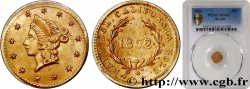 ÉTATS-UNIS D AMÉRIQUE 1/2 Dollar Or  Liberty head  California 1852 Philadelphie SPL64 PCGS