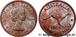 AUSTRALIA 1/2 Penny Élisabeth II 1964 Perth