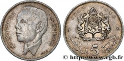 MAROC 5 Dirhams Hassan II AH1384 1965 Paris