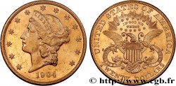 OR, PALLADIUM ET PLATINE INVESTISSEMENT 20 Dollars  Liberty  1904 Philadelphie