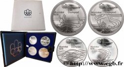 CANADA Coffret 4 Monnaies Jeux Olympiques Montréal 1976 série V 1976  FDC 