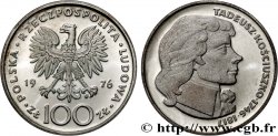 POLEN 100 Zlotych Proof Tadeusz Kosciuszko 1976 Varsovie