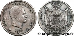 ITALIA - REGNO D ITALIA - NAPOLEONE I 5 Lire 1809 Milan