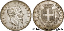 ITALY 5 Lire Victor Emmanuel II 1876 Rome