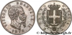 ITALY 5 Lire Victor Emmanuel II 1878 Rome