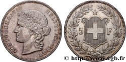 SUIZA 5 Francs Helvetia 1908 Berne