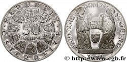 AUSTRIA 50 Schilling Proof 1200e anniversaire du Dôme de Salzbourg 1974 