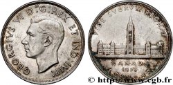 CANADá 1 Dollar Georges VI - visite royale au parlement 1939 