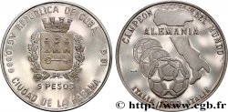 KUBA 5 Pesos Coupe du Monde de football Italie 1990 1990 La Havane
