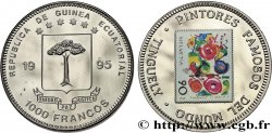 GUINEA ECUATORIAL 1000 Francos Proof Tinguely 1995 Paris