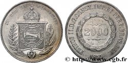 BRAZIL 2000 Reis Pierre II 1855 