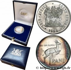 SOUTH AFRICA 1 Rand Proof SPRINGBOK 1989  MS 