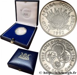 AFRIQUE DU SUD 1 Rand Proof Centenaire de la Monnaie 1992  SPL 