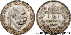 HUNGARY 5 Korona François-Joseph 1907 Kremnitz