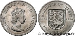 JERSEY 5 Shilling 1966 