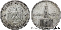 GERMANY 2 Reichsmark Commémoration du serment du 21 mars 1933 en l’église de la garnison de Potsdam 1934 Munich