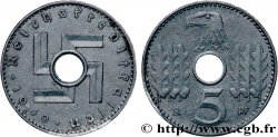 ALEMANIA 5 Reichspfennig frappe militaire 1940 Berlin