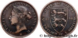 JERSEY 1/12 Shilling Victoria 1894 