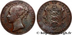 JERSEY 1/13 Shilling Victoria 1858 