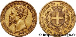 ITALIA - REINO DE CERDEÑA 20 Lire Victor Emmanuel II 1851 Gênes