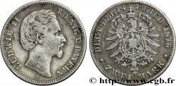 ALLEMAGNE - BAVIÈRE 2 Mark Louis II  1876 Munich