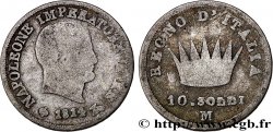 ITALIA - REINO DE ITALIA - NAPOLEóNE I 10 Soldi 1814 Milan 