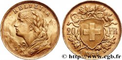 ORO, PALLADIO E PLATINO: INVESTIMENTI 20 Francs &nbsp;Vreneli&nbsp;  1935 Berne