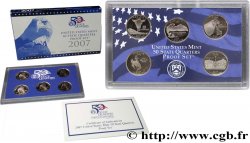 UNITED STATES OF AMERICA 50 STATE QUARTERS - PROOF SET - 5 monnaies 2007 S- San Francisco