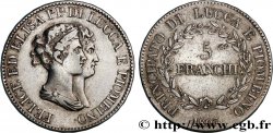 ITALIE - LUCQUES ET PIOMBINO 5 Franchi 1807 Florence