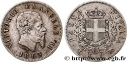 ITALIE 1 Lira Victor Emmanuel II 1863 Turin