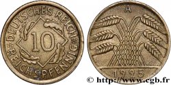 ALEMANIA 10 Reichspfennig gerbe de blé 1925 Berlin