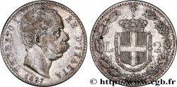 ITALIE 2 Lire Humbert Ier 1886 Rome TB+ 