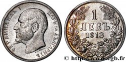 BULGARIE 1 Lev Ferdinand Ier 1913  TTB+ 