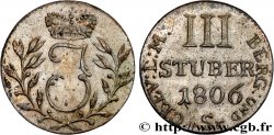 GERMANIA - BERGA 3 Stuber monogramme de Joachim Murat Duc de Berg 1806 Düsseldorf