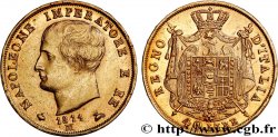 ITALIEN - Königreich Italien - NAPOLÉON I. 40 Lire 1814 Milan