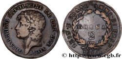 ITALY - KINGDOM OF TWO SICILIES 2 Grana Joachim Murat (Gioachino Napoleone) Roi des deux Siciles 1810 