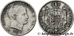 ITALIA - REGNO D ITALIA - NAPOLEONE I 1 lira 1811 Milan
