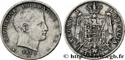 ITALIE - ROYAUME D ITALIE - NAPOLÉON Ier 1 lira 1811 Milan TB+ 