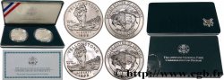 ÉTATS-UNIS D AMÉRIQUE 1 dollar Yellowstone National Park - 2 monnaies 1999 Philadelphie