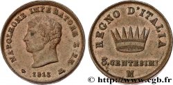 ITALY - KINGDOM OF ITALY - NAPOLEON I 3 Centesimi 1813 Milan
