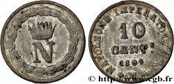 ITALIA - REINO DE ITALIA - NAPOLEóNE I 10 Centesimi 1809 Milan